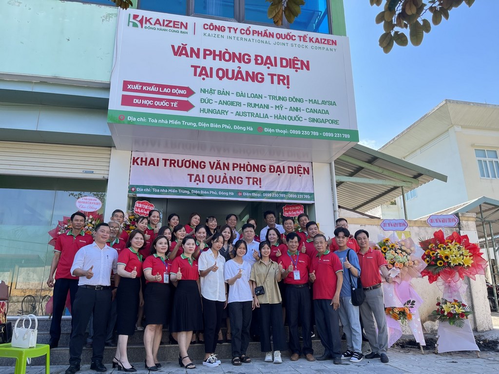Khai Trương Văn Phòng Đại Diện Tại Tỉnh Quảng Trị | Công ty Cổ phần Nhân lực Quốc tế Kaizen.